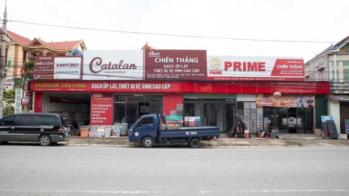 Showroom Chiến Thắng | Việt Yên Bắc Giang | Đại lý Thiết Bị Phòng Tắm D&K