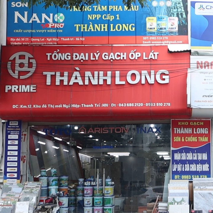 Showroom Thành Long | Thanh Trì - Hà Nội | Đại lý Thiết Bị Phòng Tắm D&K